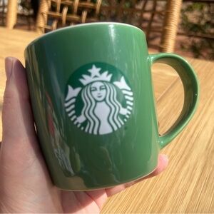 Starbucks Classic Green Ceramic Coffee Tea Mug 12 oz Cup Dishwasher & Microwave